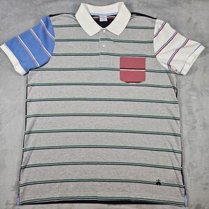 Brooks Brothers Shirt Mens XXL Performance Polo Slim Fit Striped Preppy Golf